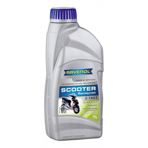 Моторное масло Ravenol Scooter 2-Takt Teilsynt 5W-30 1л