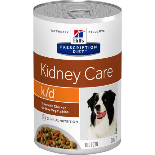 Консервы для собак Hill's Prescription Diet K/D Kidney Care, курица и овощи, 354г