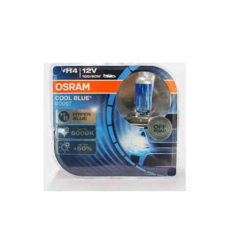 H4 12v (100/90w) Лампа Cool Blue Boost, Двойная Коробка OSRAM арт. 62193CBB-HCB