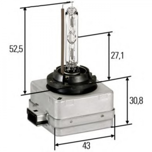 Лампа Ксеноновая D1s HELLA арт. 8GS009028-111