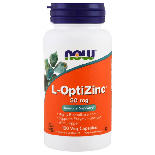 Цинк NOW L-OptiZinc 100 капс