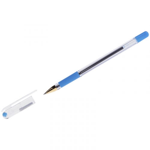 Ручка шариковая MUNHWA MC Gold BMC-12, голубая, 0,5 мм, 1 шт