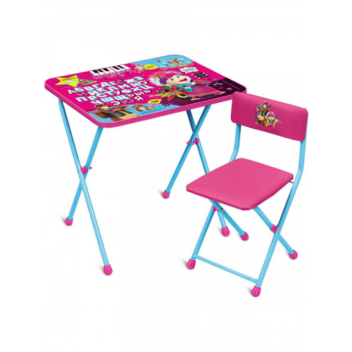 Комплект детской мебели Ника Маша и Медведь Музыкальный хит со столом и стулом