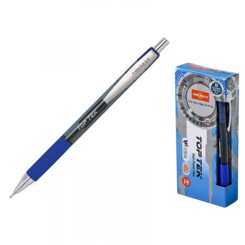 Ручка шариковая Unimax Top Tek RT 722478, синяя, 0,5 мм, 1 шт