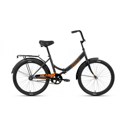 Велосипед Altair City 24 2021 16" темно-серый/оранжевый