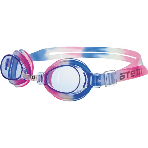 Очки для плавания Atemi S301 синие/белые/розовые