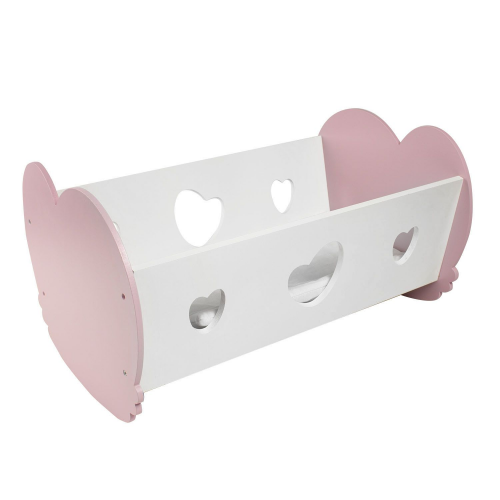 Кроватка-люлька для кукол PAREMO Мини, нежно-розовый