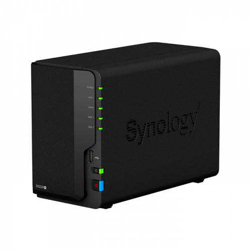 Сетевое хранилище данных Synology Plus DS220+ Black