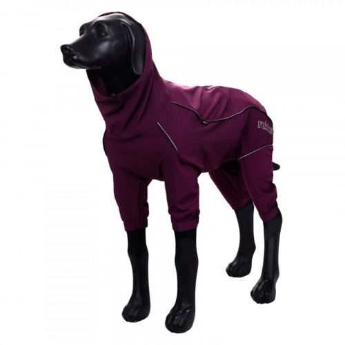 Комбинезон для собак Rukka PROTECT OVERALL, унисекс, фиолетовый, длина спины 65 см