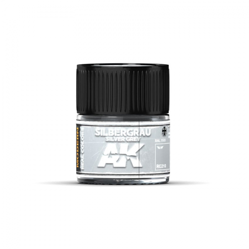 Акриловая краска AK Interactive серебристо-серый RAL 7001 RC210