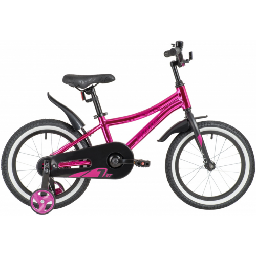 Велосипед Novatrack Prime 16" розовый металлик