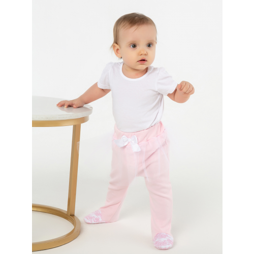 Ползунки для новорожденных КотМарКот Маленькая леди 5581207, розовый, р.68