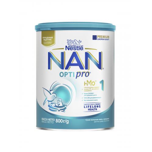 Молочная смесь NAN Optipro 1 от 0 до 6 мес. 800 г