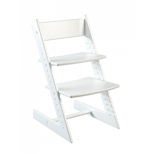 Детский растущий стул из бука Премиум Конёк Горбунёк, цвет Белый бук