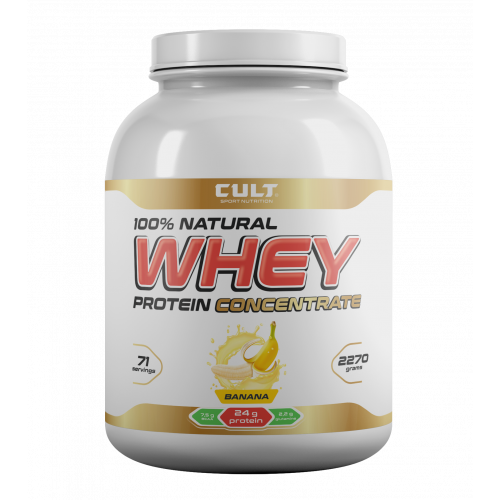 Протеин Cult Sport Nutrition Whey Protein, 2270 г, banana
