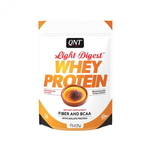 Протеин QNT Whey Protein Light Digest, 500 г, creme brulee