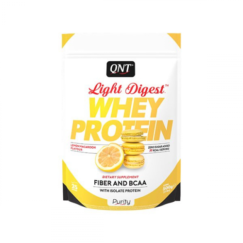 Протеин QNT Whey Protein Light Digest, 500 г, lemon macaroon