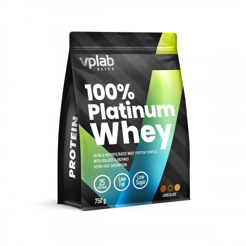 Протеин VPLab 100% Platinum Whey, 750 г, chocolate