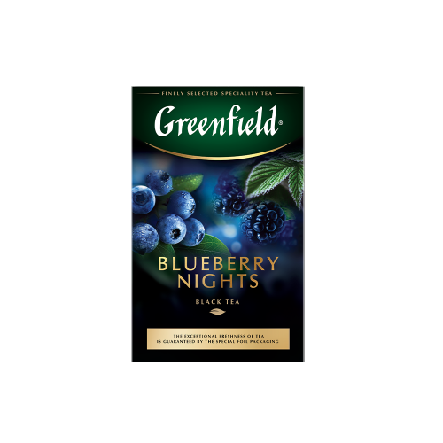 Чай черный листовой Greenfield Blueberry Nights 100 г