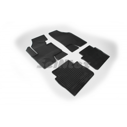 Резиновые коврики SEINTEX Сетка для Hyundai Santa Fe II 2010-2012 / 82015