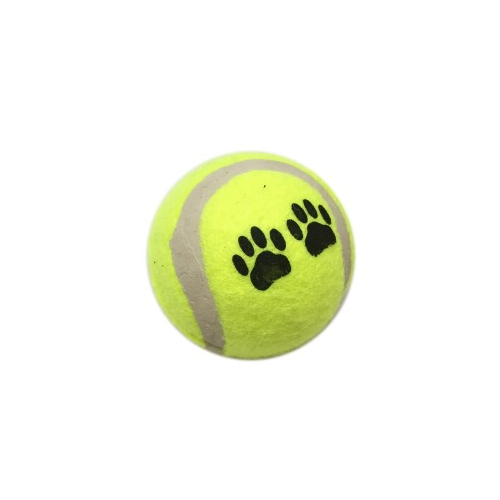 Игрушка для кошек HOMECAT Мяч теннисный желтый, 6.3 см
