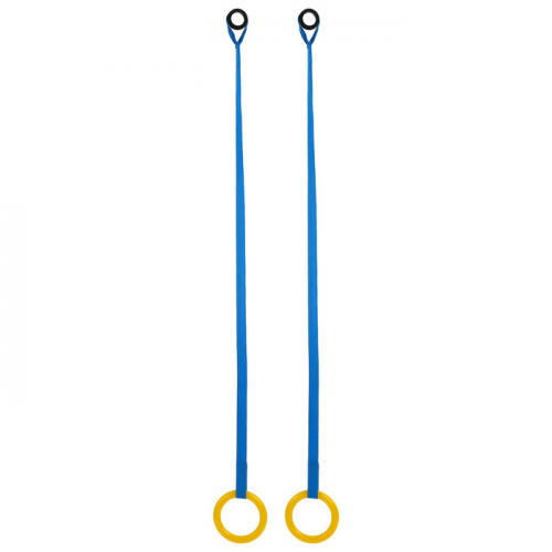 Кольца гимнастические для ДСК на стропе, цвет микс Sima-Land