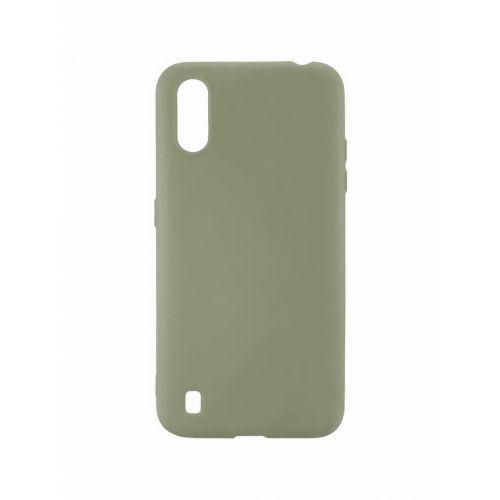 Чехол накладка Zibelino Soft Matte для Samsung Galaxy A01 (A015) Olive