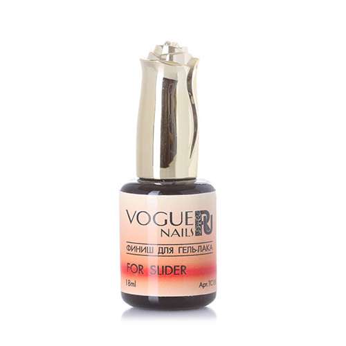 Топ Vogue Nails For Slider прозрачный без эффектов 18 мл
