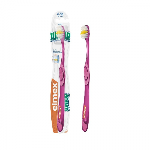 Зубная щетка Elmex Junior детская 6-12лет мягкая в ассортименте