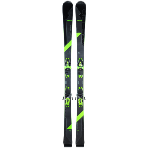 Горные лыжи Elan Amphibio 12C Powershift + Els 11 Shift 2021, black/green, 168 см