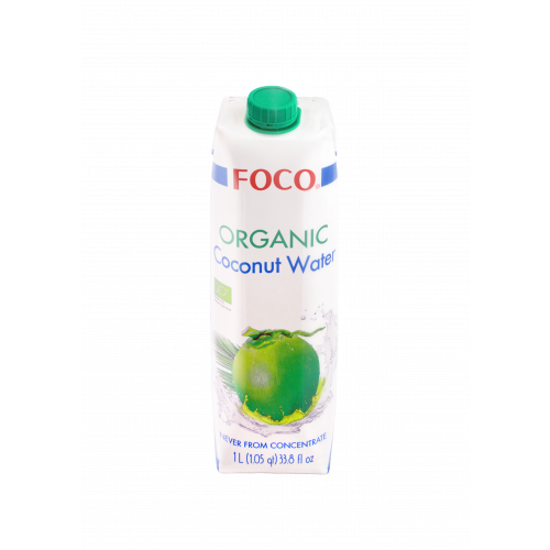 Кокосовая вода Foco органическая без сахара 1000 мл