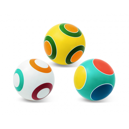 Мяч детский Мячи Чебоксары Серия Кружочки 20 см, в ассортименте