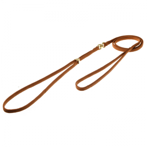 Ринговка для собак ZooOne с прищепкой, 10 мм, светло-коричневая