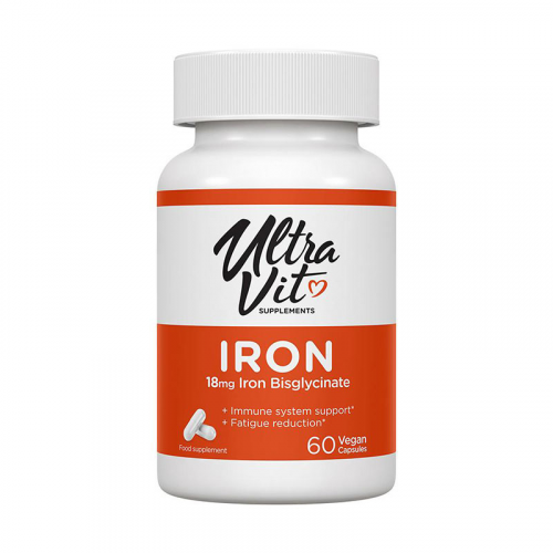 UltraVit Железо VPLab Iron 18 мг, 60 капс