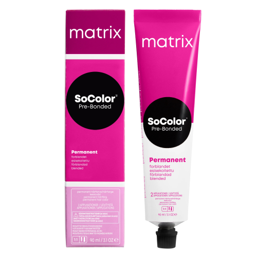 Краска для волос Matrix SoColor Pre-Bonded 7RR+ Блондин глубокий красный, 90 мл