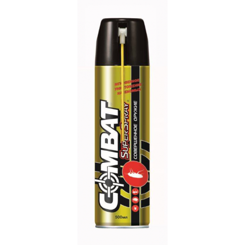 Аэрозоль-спрей от тараканов COMBAT Super Spray, 500 мл