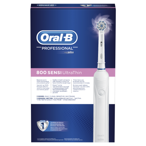 Зубная щетка электрическая Oral-B Sensitive Clean 800 (D16.524.2U)