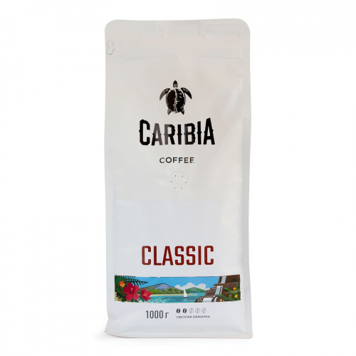 Кофе Caribia "Classic", в зёрнах, 1 кг