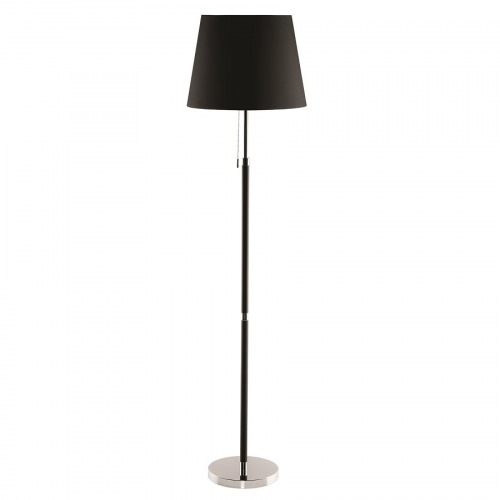 Лампа напольная venice, черная, хром Frandsen