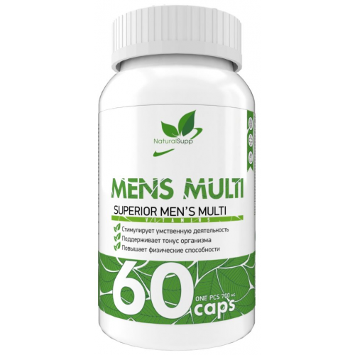Витаминно-минеральный комплекс NATURALSUPP Mens Multi (60 капсул)
