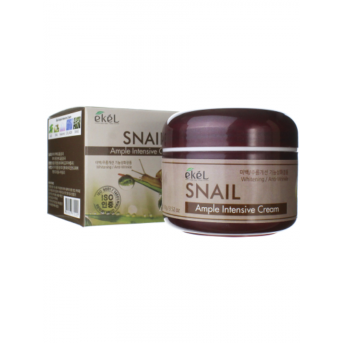Крем для лица с улиточным муцином Ekel Snail Ample Intensive Cream 100 гр