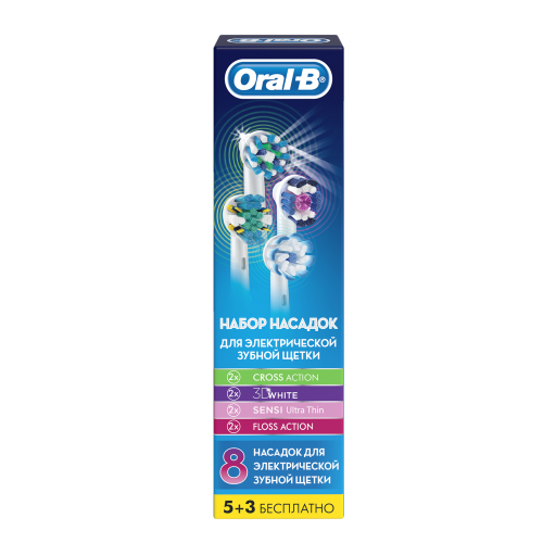Насадка для зубной щетки Braun Oral-BFloss Acctionи 8 шт
