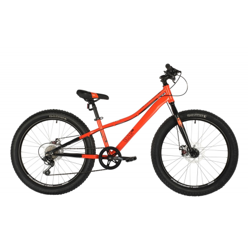 Novatrack Велосипед Dozer 24 STD Disc, 2021, ростовка 12, Оранжевый