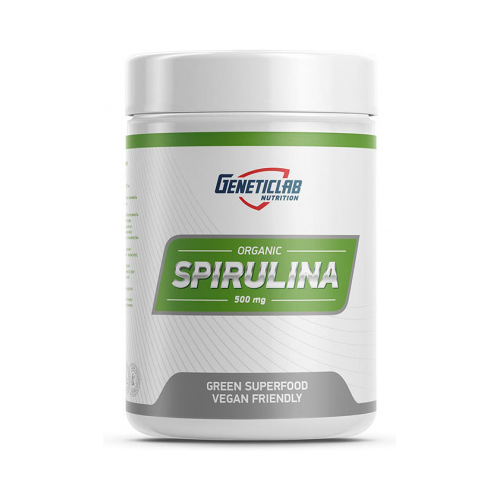 Спирулина Geneticlab Organic Spirulina 500 мг таблетки 200 шт