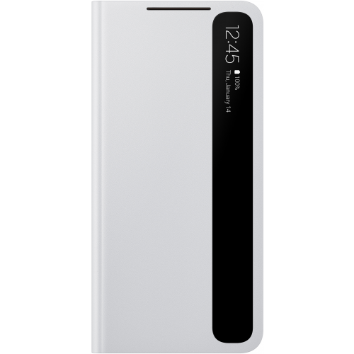 Чехол Samsung Smart Clear View Cover O1 Light Gray (EF-ZG991) (EF-ZG991CJEGRU)