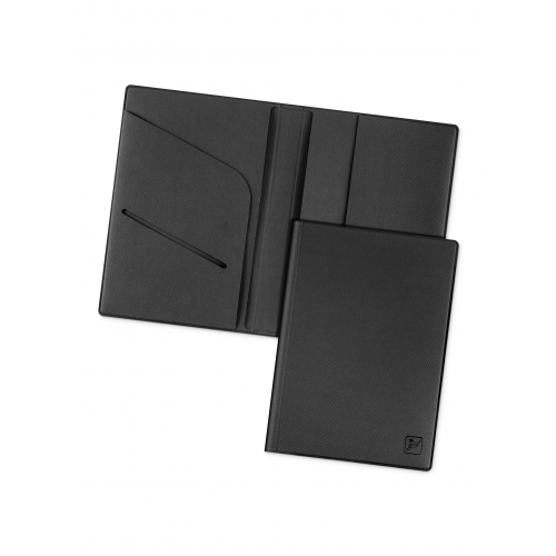 Обложка для паспорта с дополнительными отделениями Flexpocket KOP-01 черная