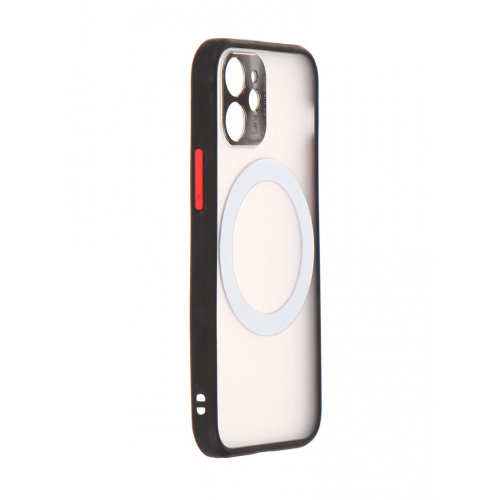 Чехол Luazon для APPLE iPhone 12 Mini MagSafe Plastic Black 6253202