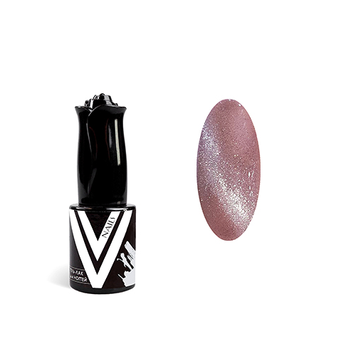 Гель-лак Vogue Nails светло-бордовый магнитный с блестками полупрозрачный 10 мл