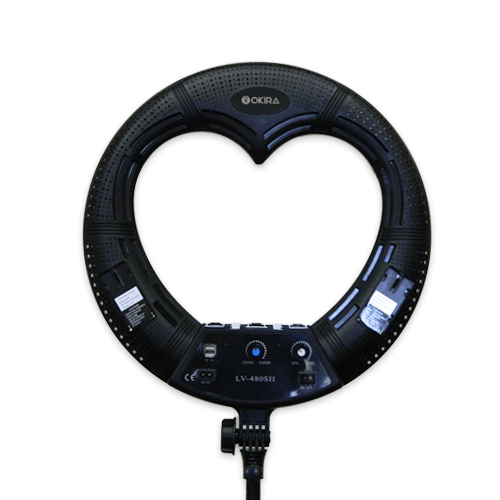 Кольцевая лампа Okira LV 480 S, 45 см, Black