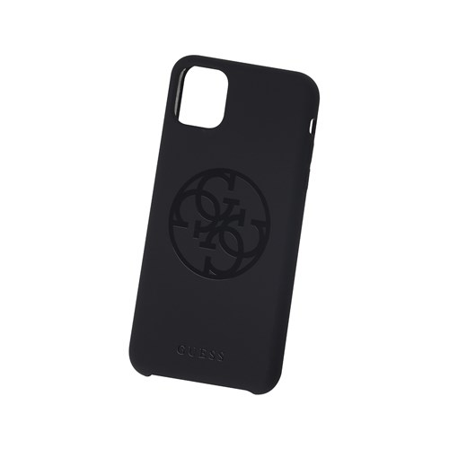 Guess Silicone Collection 4G Logo Hard Black для Apple iPhone 11 Pro Max Чехол